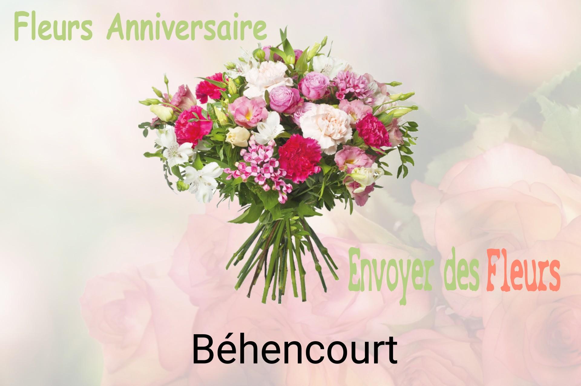 Bouquet de fleurs d’anniversaire livré à Béhencourt